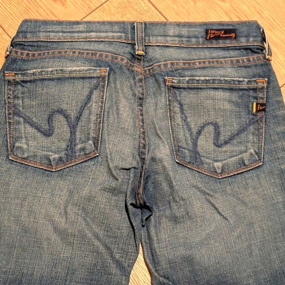 Citizens of Humanity Womens 27 Kelly Low Waist Cropped Jeans Stretch Capris USA - Picture 6 of 6